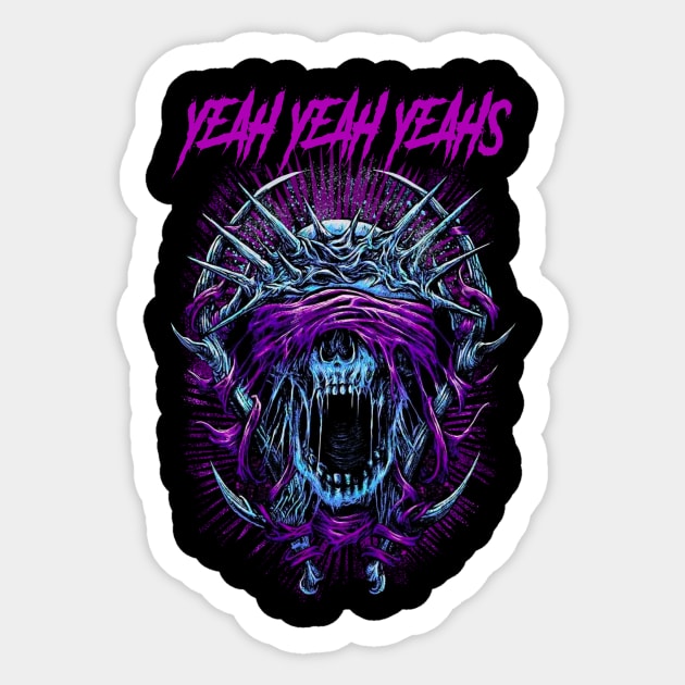 YEAH YEAHS BAND Sticker by batubara.studio